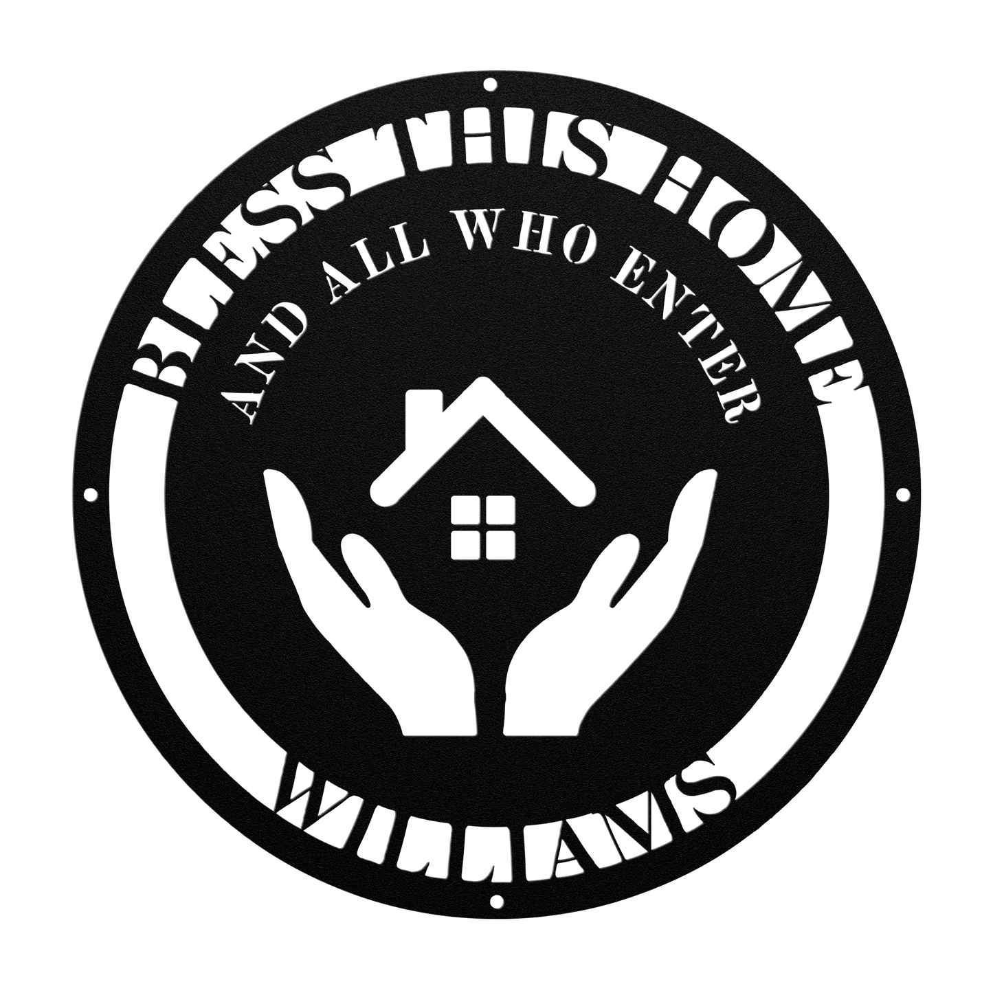 Personalized_Bless_This_Home_Die-Cut_Ste_Black_Transparent_Mockup.png