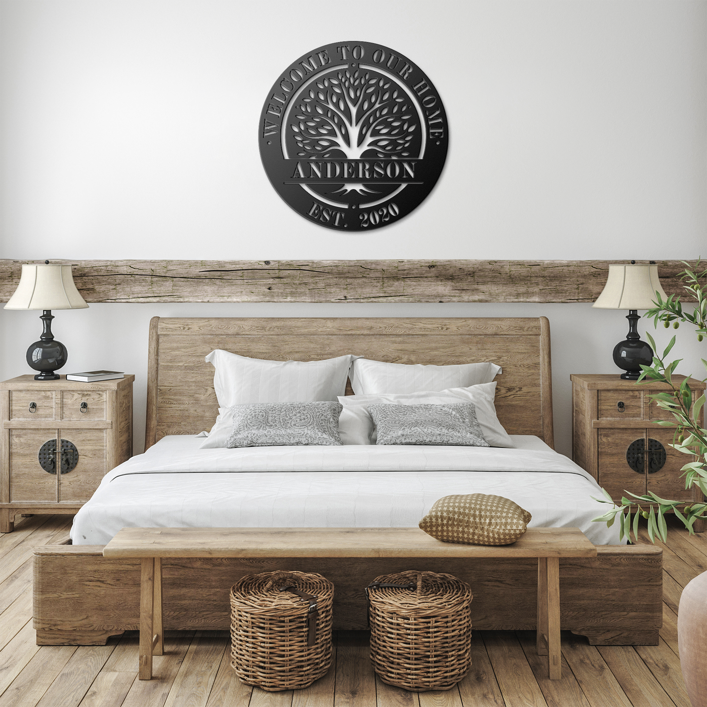 Personalized_Tree_of_Life_Die-Cut_Steel__Black_Farmhouse_Bedroom_Mockup.png