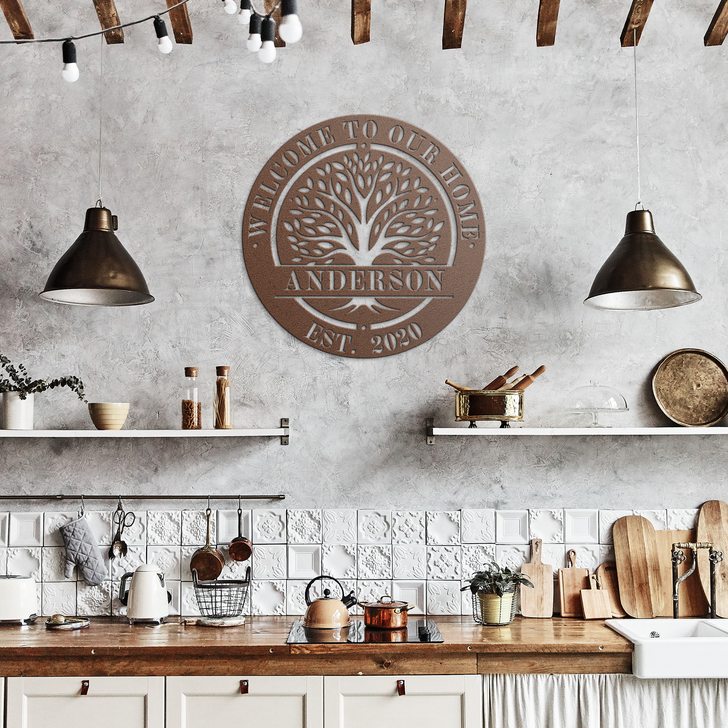 Personalized_Tree_of_Life_Die-Cut_Steel__Copper_Rustic_Kitchen_Mockup.png
